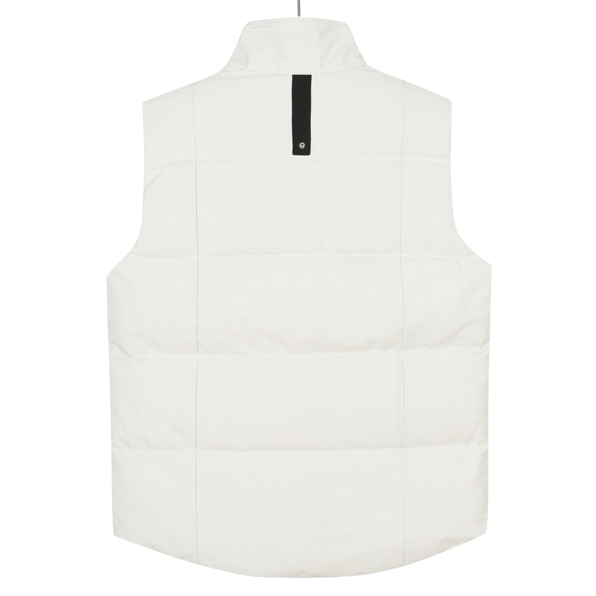 Moose Knuckles White Matte Quilted Puffer Vest
