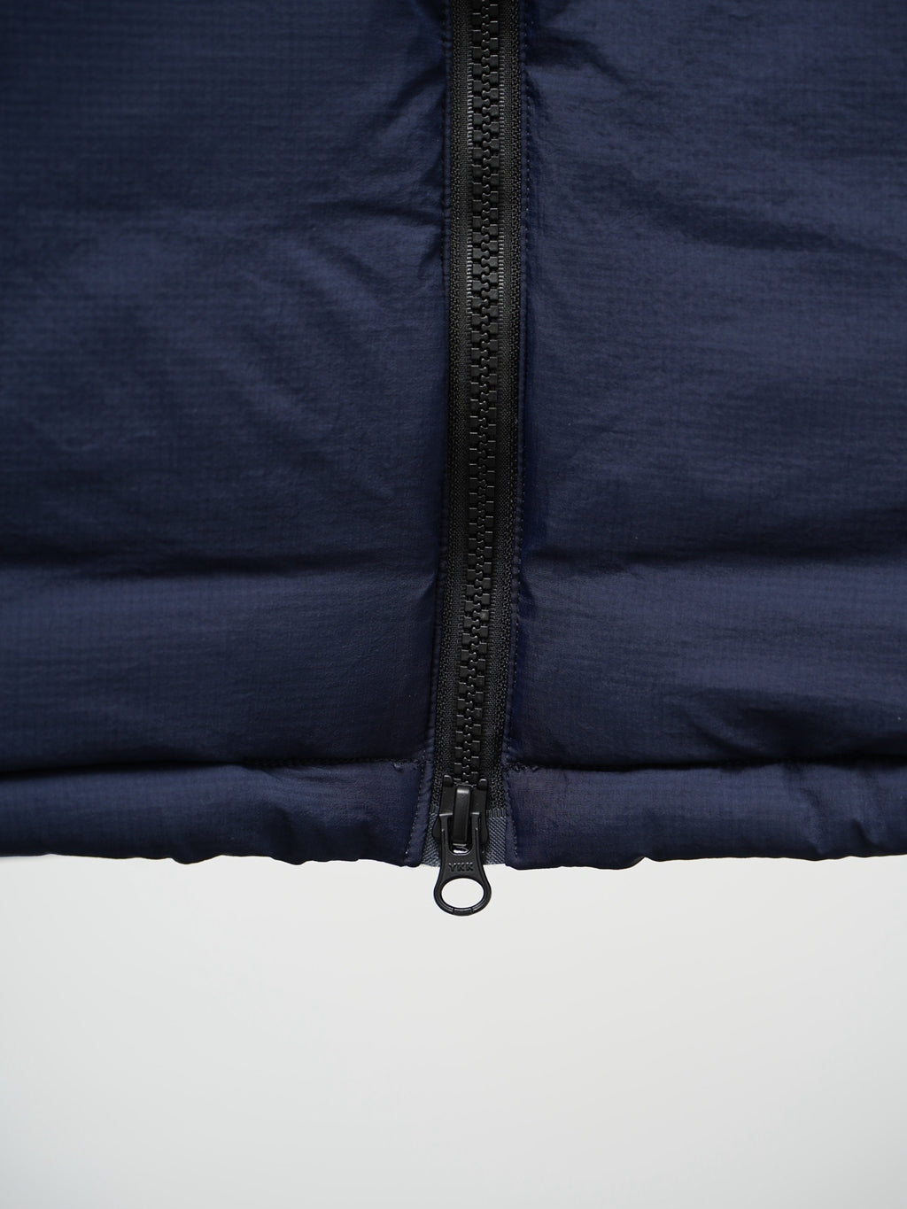 Canada Goose Navy Blue Stand-Collar Puffer Jacket with Zip Chest Pocket