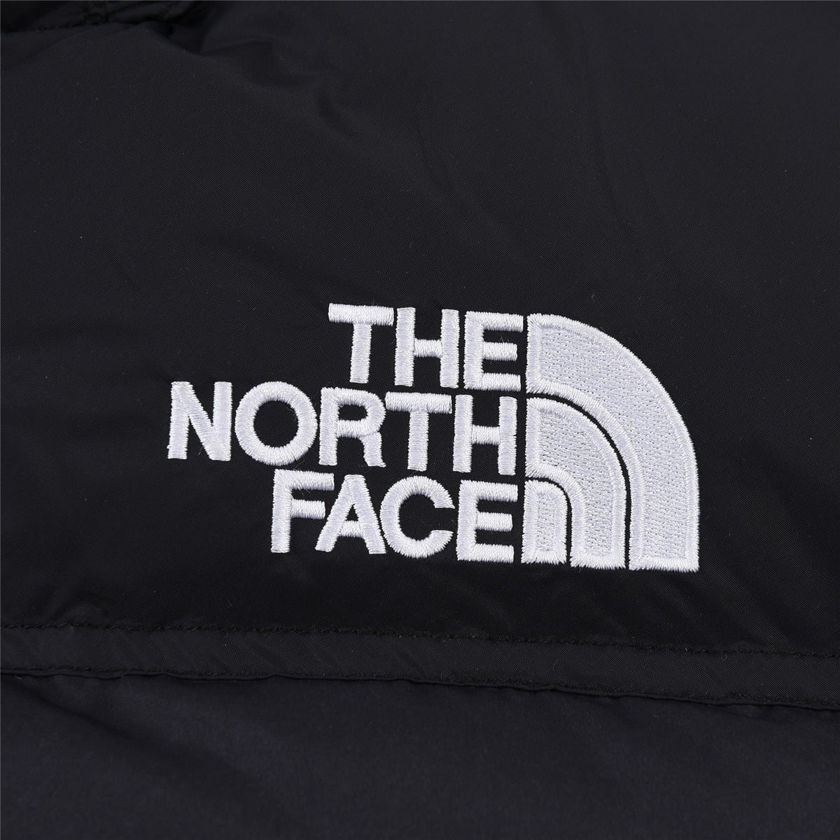 The North Face Black and White Cloud Print Stand-Collar Puffer Jacket