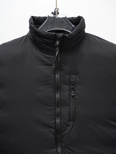 Canada Goose Black Stand-Collar Puffer Jacket with Zip Chest Pocket