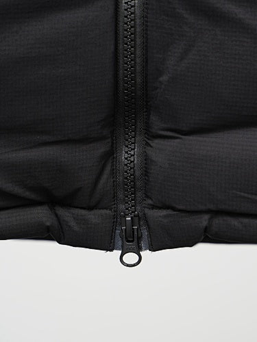 Canada Goose Black Stand-Collar Puffer Jacket with Zip Chest Pocket