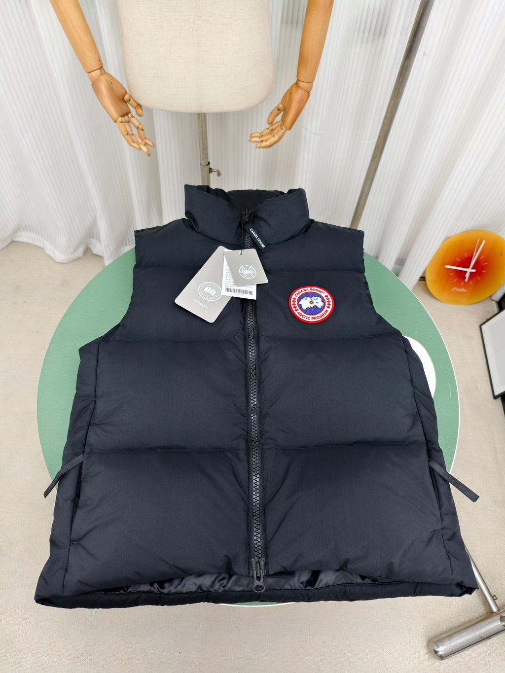 Canada Goose Black Wide-Quilted Puffer Vest