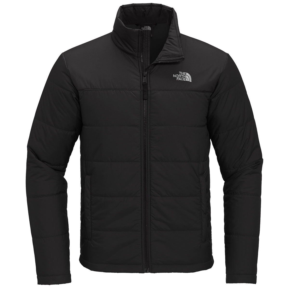 The North Face Black Quilted Stand-Collar Puffer Jacket