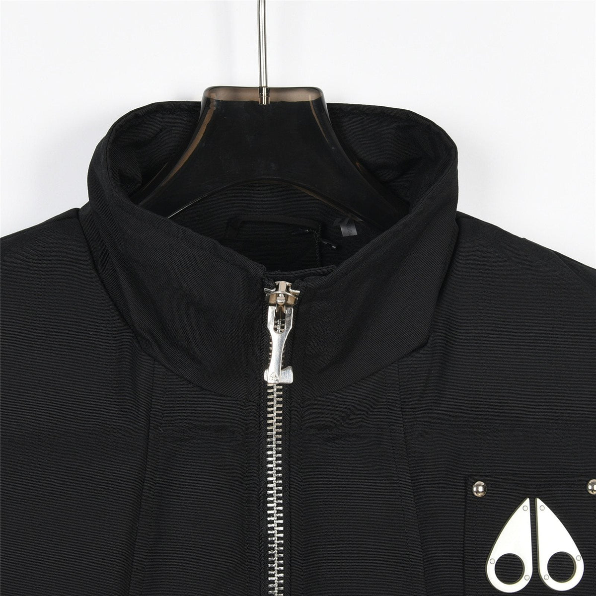 Moose Knuckles Black Matte Quilted Puffer Vest