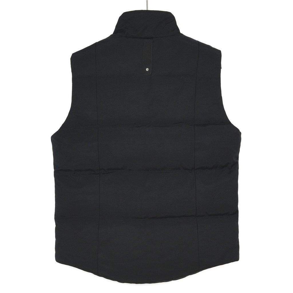 Moose Knuckles Black Matte Quilted Puffer Vest