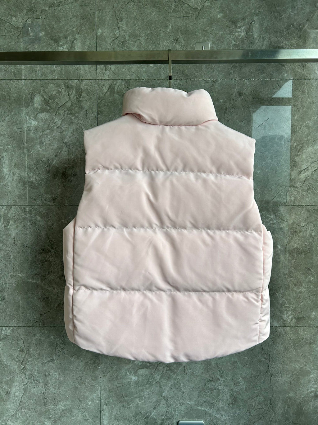 Canada Goose Blush Pink Black Badge Quilted Puffer Vest