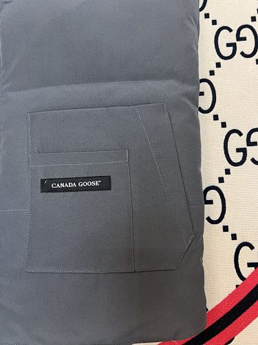 Canada Goose Gray Classic Logo Quilted Puffer Vest