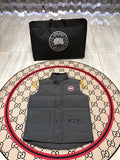 Canada Goose Gray Classic Logo Quilted Puffer Vest
